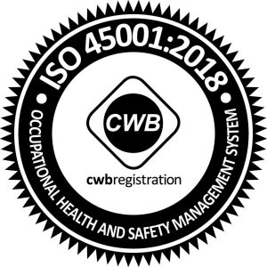 QUASAR SEAL 18001_2007Black Zelus Material Handling is ISO 45001 certified
